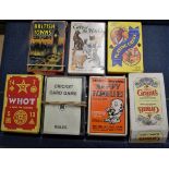 Playing Cards Games (7) including: Happy Families, British Towns, Grants, Whot etc.