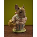 Beatrix Potter Mrs. Tittlemouse Figurine made by F. Warne & Co., Beswick, England, Copyright 1948,