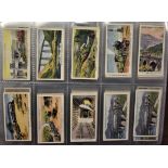Churchman's Cigarette Cards, W&W, Birds, Trains, Rugby Internationals etc. 20 sets