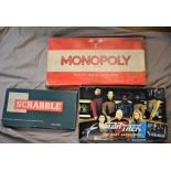 Boxed Vintage games (3) includes: Monopoly, Star Trek the Next Generation and Scrabble.