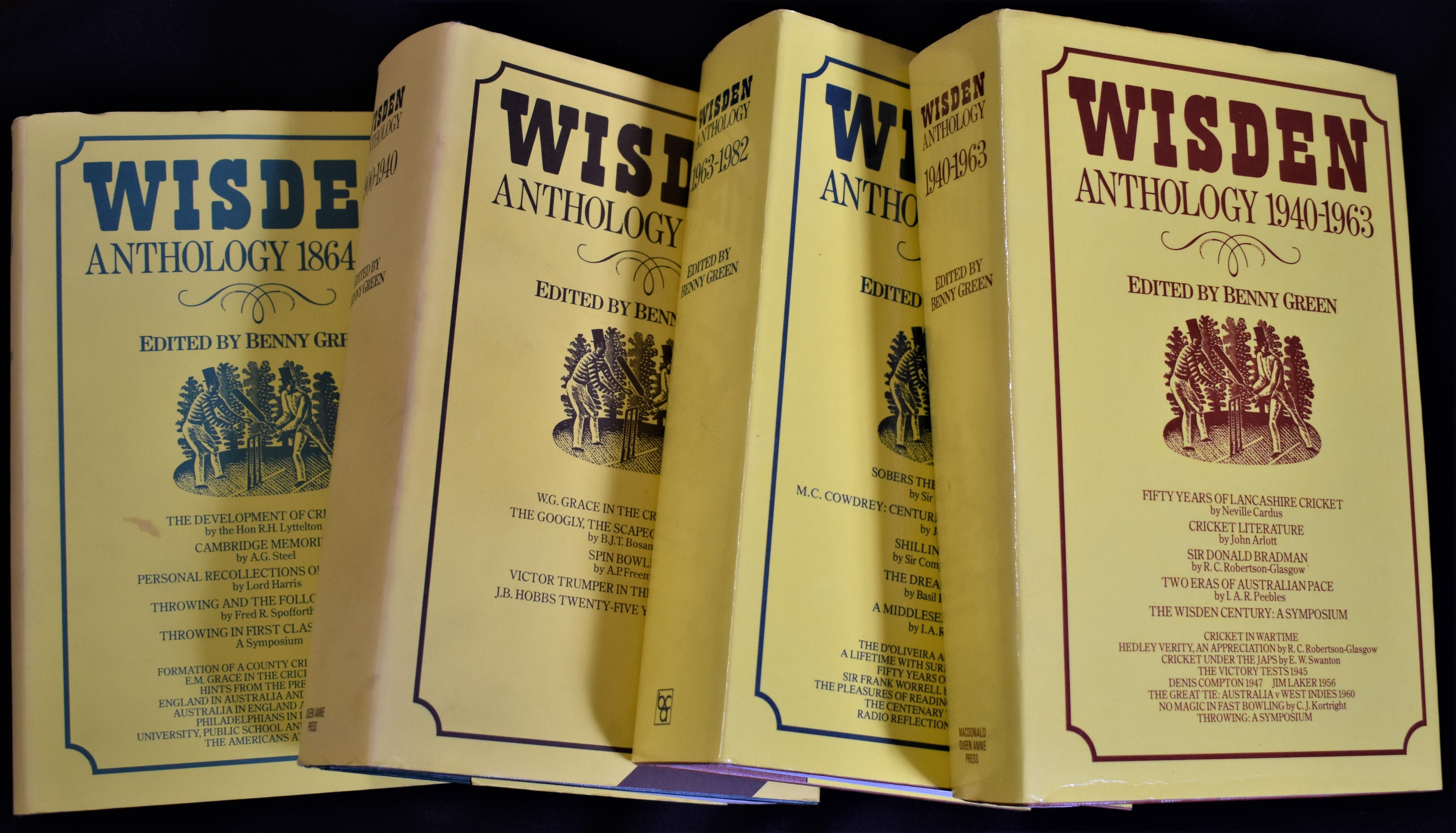 Wisden Anthology Books - 4 Volume set. 1864-1982