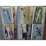 Trade Card Sets (12), EX, Sanatorium Health Food Co (Oceania), Jets of the World 24/24, 1970