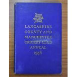 Lancashire County and Manchester Cricket Club Official Handbook 1936 with signatures in pencil of