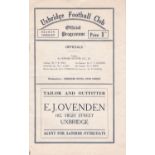 Uxbridge v Wealdstone 1937 January 23rd Middlesex Senior Cup rusty staples