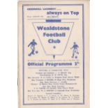 Wealdstone v Redhill 1938 April 2nd Athenian League Senior Section vertical crease score in pencil