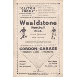 Wealdstone v Uxbridge 1936 August 29th Athenian League Senior Division rusty staples