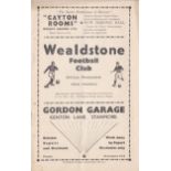 Wealdstone v Hayesco 1936 November 7th Amateur Cup - Divisional Final vertical fold rusty staples