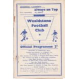 Wealdstone v Epsom 1937 December 18th London Senior Cup, 1st round- competition Proper vertical fold