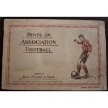 1934 "Hints on Association Football", John Players Cigarette Card Set Complete stuck in 1d album