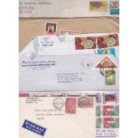 World Cover lot-Mostly to Esso Petroleum Offices - mostly airmails incl's Middle East, South America