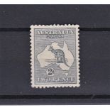 Australia 2d Grey "Inverted Watermark" SG 356w, Unmounted Mint