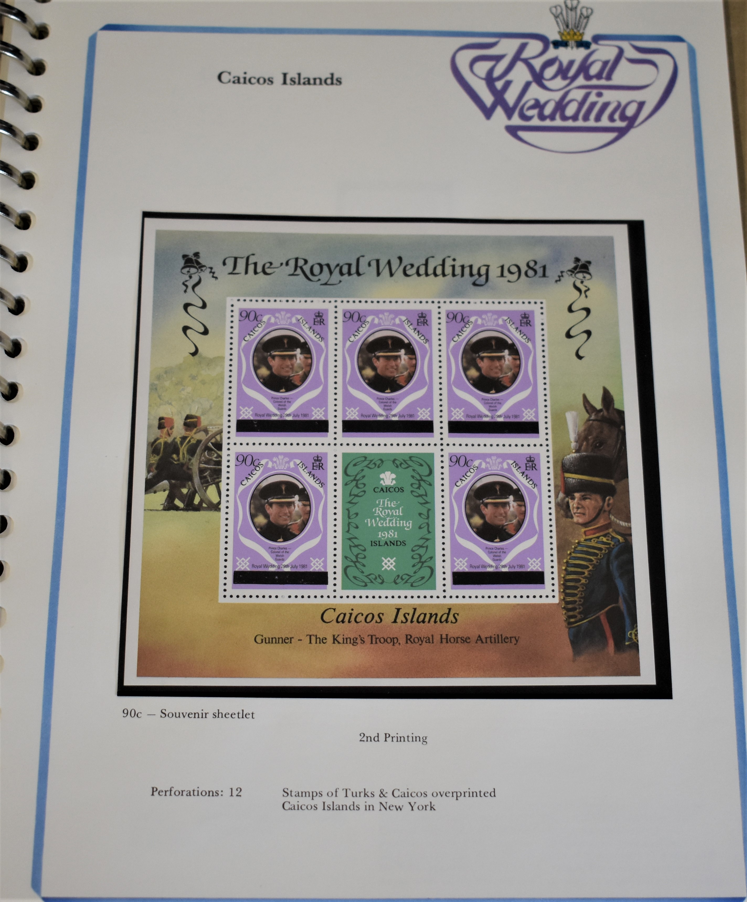 Royalty 1981-Royal Wedding mint issues in three special albums with various sheets etc, sets, - Image 7 of 7