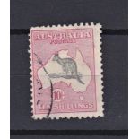 Australia 1932 10/- Grey & Pink (SG136) Very Fine Used