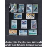 Australia Antarctic Territory Explorers Aircraft and Food Chains set (12) u/m mint in pack.