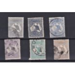 Australia 1915 set of 6 Roo's to 2/-, Fine used