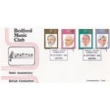 Great Britain 1980 (Sept 10th) British Conductors Bedford Music Club Official FDC and H/S, BFDC6.