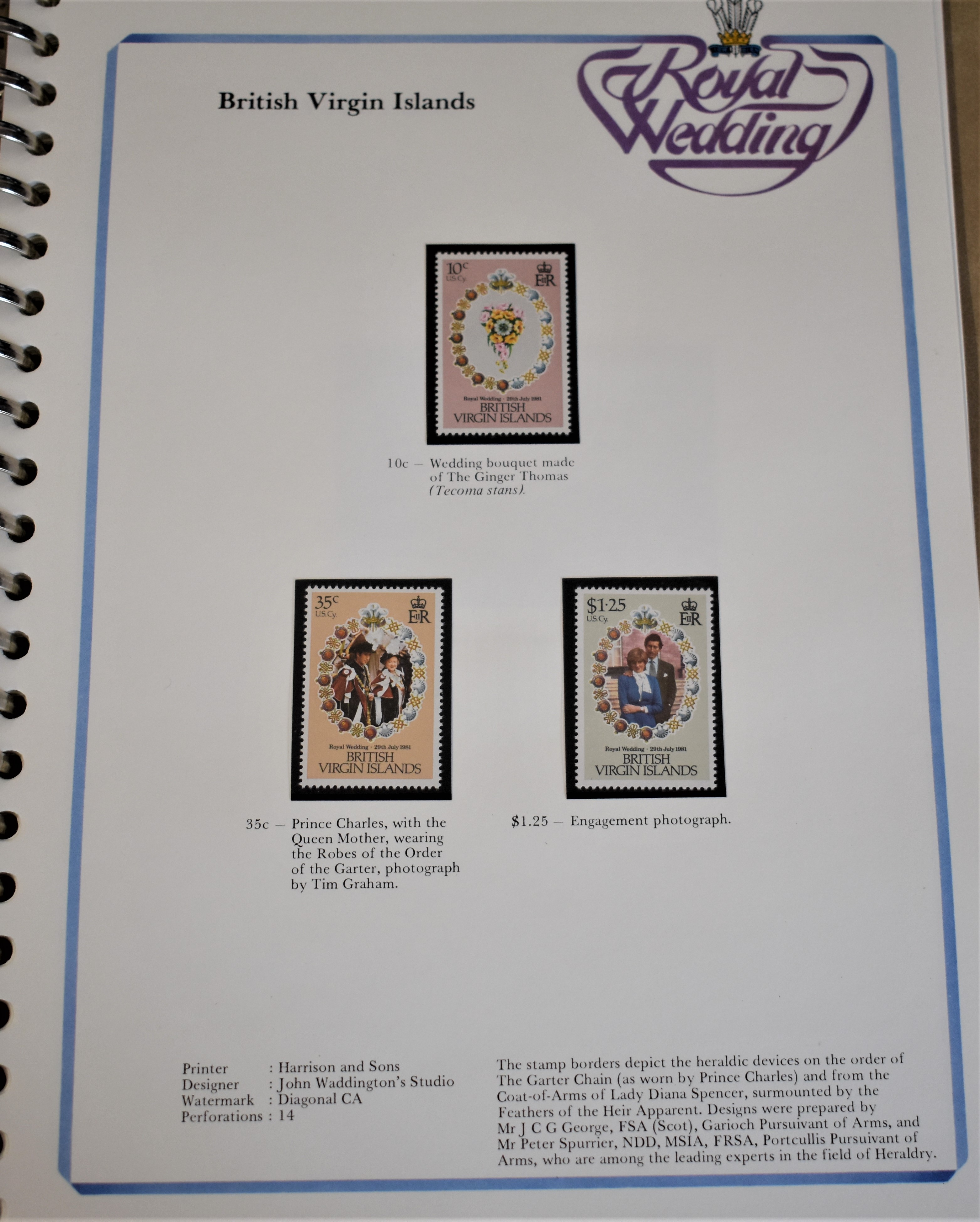 Royalty 1981-Royal Wedding mint issues in three special albums with various sheets etc, sets,