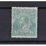 Australia 1927 1/4 Pale Greenish Blue Very fine used (BW129w) Cancelled to-order