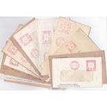 Great Britain Meter Marks 1934-1950's envelopes very fine lot (15)