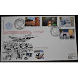 Great Britain 1986 (Jan 14th) Industry Year set on RFDC 41 and British Aerospace Companies BF 2105