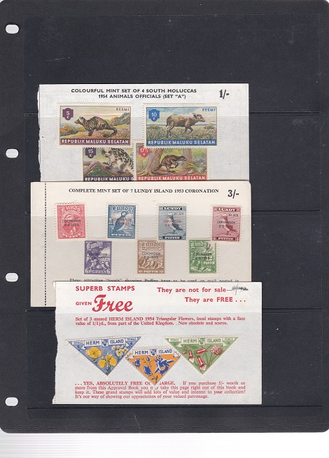 Great Britain (Lundy Items etc.) Assorted mint on hagnor sheets - Image 2 of 2