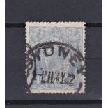 Australia 1922 4d Milky Blue "Four Pence in thinner letters" SG 65b(a), BW 112(2)ha, Fine used