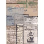 Airgraphs WWII Assorted Airgraph Messages, Envelopes, Air Letter, Active Service Envelope all 1943/