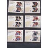 Great Britain 2012 Paralympics Gold Medal Winners set of 34 mint sheetlets u/m mint