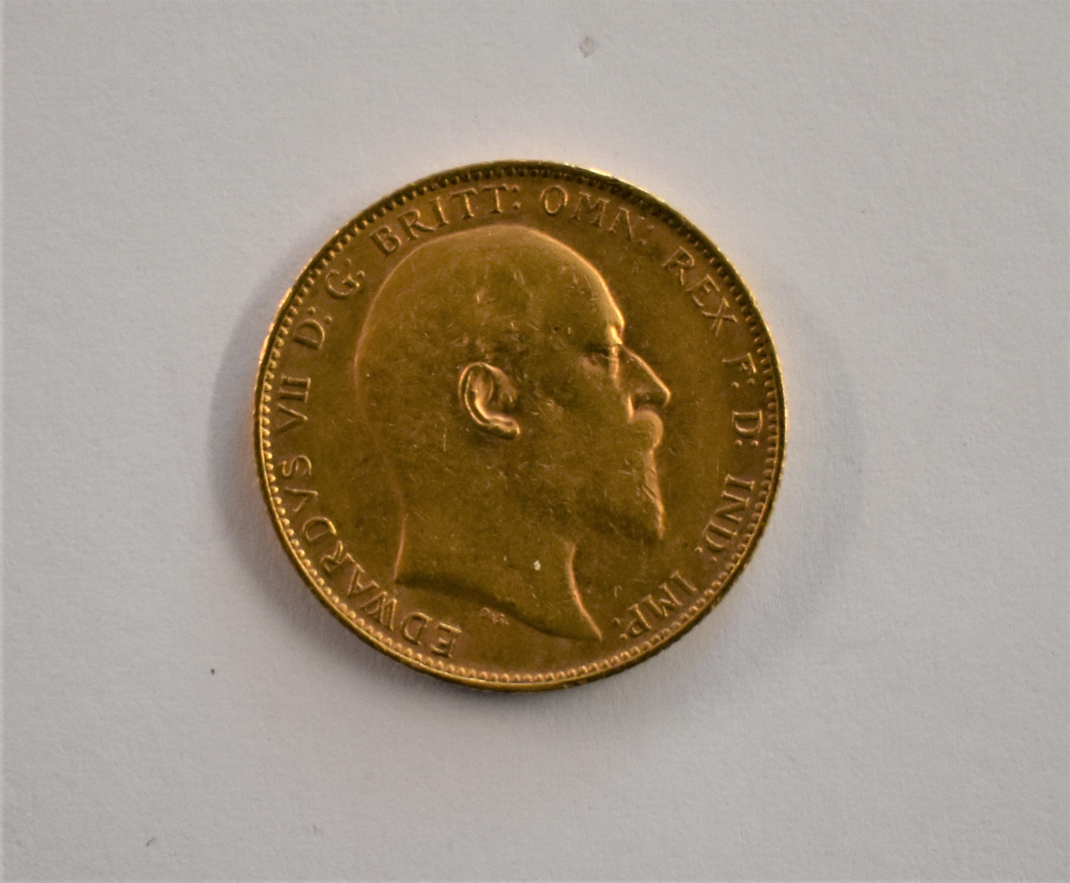 Gold 1906 KEDVII Sovereign, VF