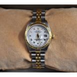 Gold Rolex Watch, Ladies Oyster Perpetual, 18ct. No. W343937 model No. 69173