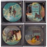 The Dogs And Monks Of St. Bernard - Theobald -Magic Lantern Part slide set of (11 out of 12), some