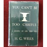 You Can’t Be Too Careful First edition with D/W, 1941