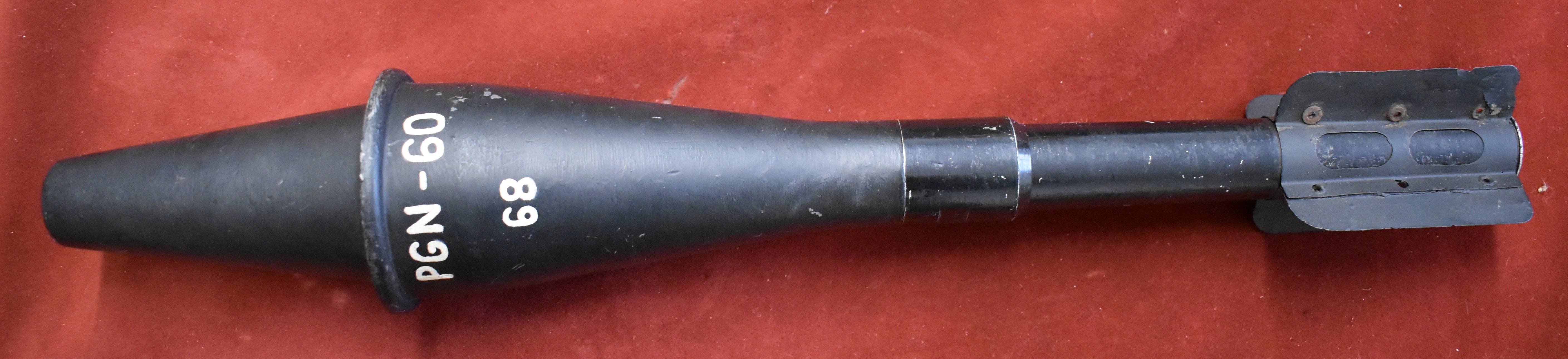 Polish PNG 60 practice Rifle Grenade, this version of the polish PGN 60 HEAT rifle grenade was