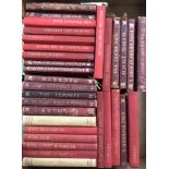 Fiction: 14 old leather bound "Temple" edition Shakespeare volumes and 17 cloth covered "New Temple"