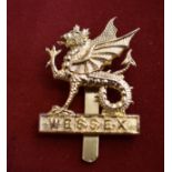 The Wessex Brigade (Regiment) EIIR Cap Badge (Anodised), slider and made J.R. Gaunt. K&K: 2030