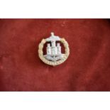 Dorsetshire Regiment WWII Cap Badge (Bi-metal), slider