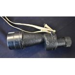 British WWII Officers Monocular Bino Prism No. 5 MK III x7, Regd No. 31627 with Crows Foot