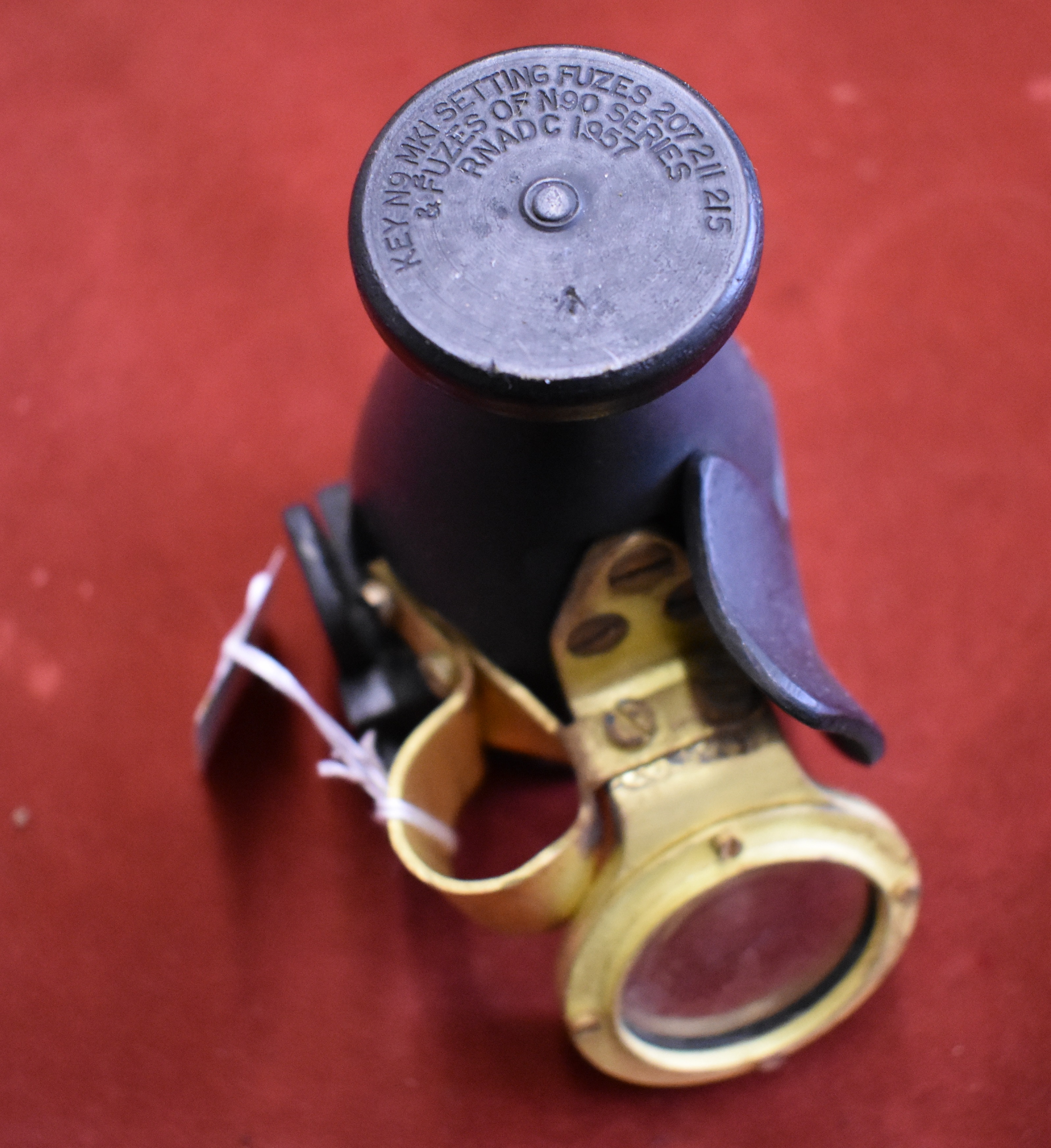 British 1957 dated Artillery Shell Fuze setting Tool Key 'Key N9 Mk1 Setting Fuzes 207, 211, 215 &