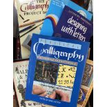 Art & Craft: A collection of 18+ calligraphy, art and craft books including sets of "Golden Hands"