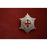 The Governor General's Foot Guards (5th Canadian Guards) WWII Era Cap Badge (White-metal), two lugs