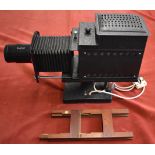 Ensign Optiscope No.6 Lantern Slide Projector, fits 3 1/4x3 1/4 Inch slides. Aldis Uno Projector