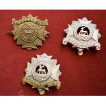 Bedfordshire Regiment WWI Forage Cap Badge (Bi-metal), slider. K&K: 610-Bedfordshire Regiment WWI