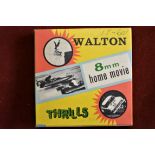 Stock Car Racing Cine Film Std 8mm B/W Film Reel made by Walton 8 Home Movies