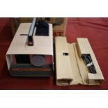 Cabin Automat Slide Projector with Remote Control and Power Cord, in box of purchase.