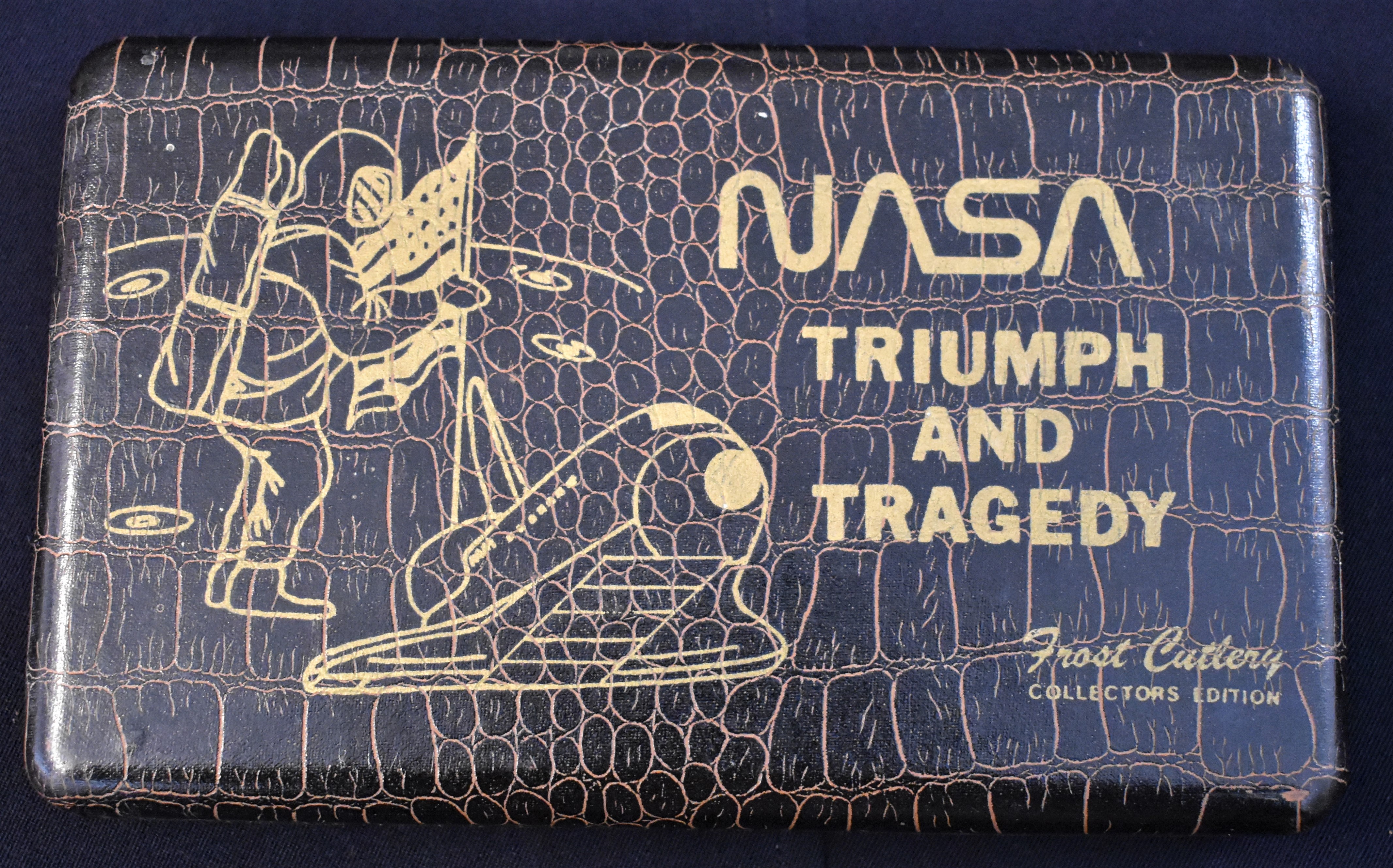 Frost Cutlery NASA Triumph & Tragedy Knife Set, limited Edition No. 183. First man on the Moon and