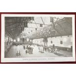 British Inter-War RP Postcard 'Interior of Military Gymnasium, Aldershot.' Pub: The Wellington