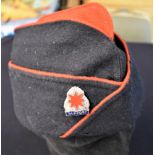 French 1970's Officers Army/Foreign Legion Garrison Side Cap with American Vietnam War era "Support"