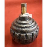 German WWI M1915 Kugel Hand Grenade, with scarce brass fuze, an good relic condition Grenade.