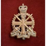 Army Apprentices School EIIR (School Cap Badge), (Gilding-metal), two lugs and made J.R. Gaunt,