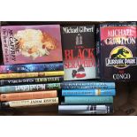 Fiction: James Patterson, Michael Gilbert and others modern hard back books (20)